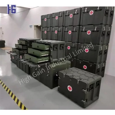 Itilizasyon fib kabòn nan bwat medikal militè yo